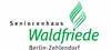 Firmenlogo: Seniorenhaus Waldfriede gGmbH Firmenlogo: Seniorenhaus Waldfriede gGmbH