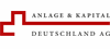 Firmenlogo: AK Anlage & Kapital Deutschland AG Firmenlogo: AK Anlage & Kapital Deutschland AG